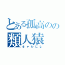 とある孤高のの類人猿（きゃわにし）