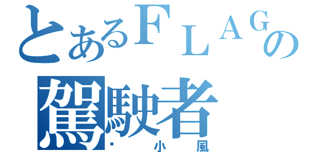 とあるＦＬＡＧの駕駛者（泠小風）