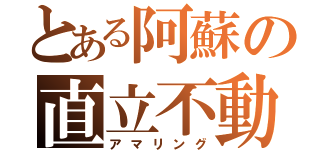 とある阿蘇の直立不動（アマリング）