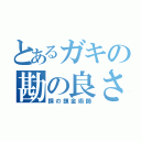 とあるガキの勘の良さ（鋼の錬金術師）