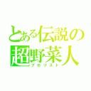 とある伝説の超野菜人（ブロリスト）