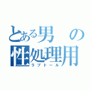 とある男の性処理用人形（ラブドール）