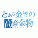 とある金管の高音金物（トランペット）