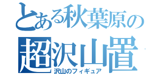 とある秋葉原の超沢山置いてあるフィギュア店（沢山のフィギュア）