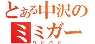 とある中沢のミミガー・ほうれん草（パンパン）