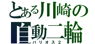 とある川崎の自動二輪（バリオス２）