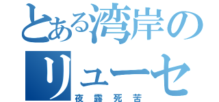 とある湾岸のリューセイ（夜露死苦）