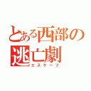 とある西部の逃亡劇（エスケープ）