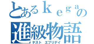 とあるｋｅｇａｒｅの進級物語（テスト エブリデイ）