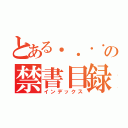 とある．．．．の禁書目録（インデックス）