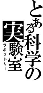 とある科学の実験室（ラボラトリー）