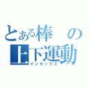 とある棒の上下運動（インセックス）