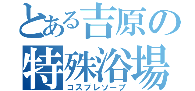 とある吉原の特殊浴場（コスプレソープ）