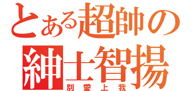 とある超帥の紳士智揚（別愛上我）