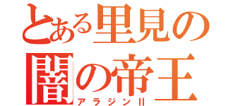 とある里見の闇の帝王（アラジンⅡ）