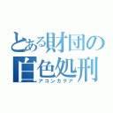 とある財団の白色処刑人（アコンカグア）