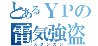 とあるＹＰの電気強盗（スタンガン）