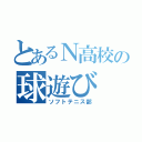 とあるＮ高校の球遊び（ソフトテニス部）