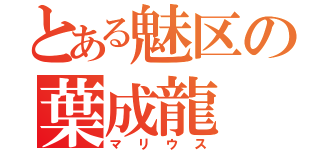 とある魅区の葉成龍（マリウス）