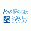 とある夢の国のねずみ男（ミッキーマウス）