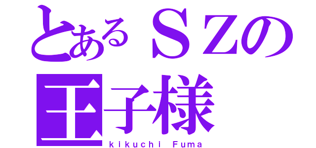 とあるＳＺの王子様（ｋｉｋｕｃｈｉ Ｆｕｍａ）