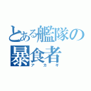 とある艦隊の暴食者（アカギ）