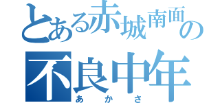 とある赤城南面の不良中年（あかさ）