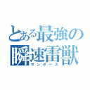 とある最強の瞬速雷獣（サンダース）