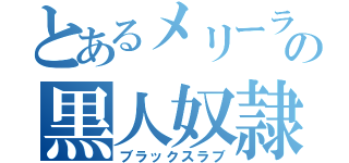 とあるメリーランドの黒人奴隷（ブラックスラブ）