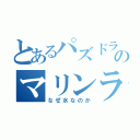 とあるパズドラのマリンライダー（なぜ水なのか）