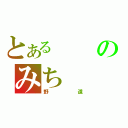 とあるのみち（野道）