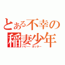 とある不幸の稲妻少年（ハリー・ポッター）