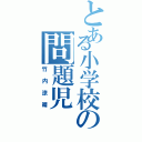 とある小学校の問題児（竹内涼晴）