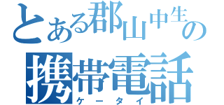 とある郡山中生の携帯電話（ケータイ）