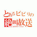 とあるビビリの絶叫放送（エクスメーション）