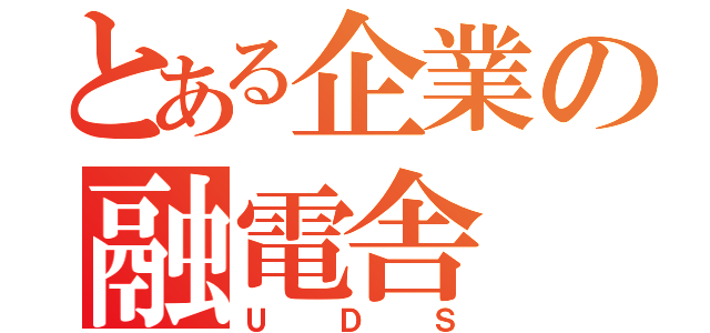 とある企業の融電舎（ＵＤＳ）