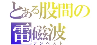 とある股間の電磁波（テンペスト）