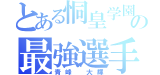 とある恫皇学園の最強選手（青峰 大輝）