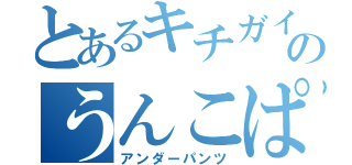 とあるキチガイのうんこぱんてぃー（アンダーパンツ）