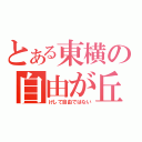 とある東横の自由が丘（けして自由ではない）