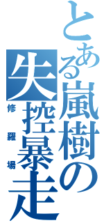 とある嵐樹の失控暴走（修羅場）