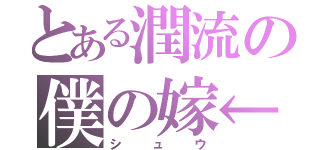 とある潤流の僕の嫁←（シュウ）