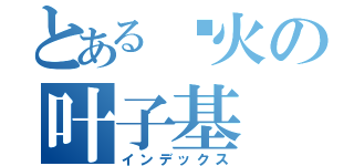 とある喷火の叶子基（インデックス）