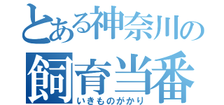 とある神奈川の飼育当番（いきものがかり）