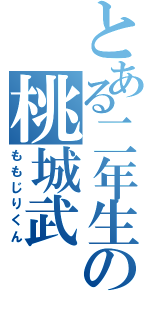 とある二年生の桃城武（ももじりくん）