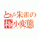 とある朱雀の極小変態（クソチビ）