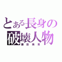 とある長身の破壊人物（藤田美貴）