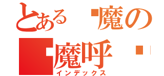 とある恶魔の恶魔呼唤（インデックス）