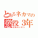 とあるネカマの懲役３年（公然わいせつ）