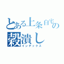 とある上条自宅の穀潰し（インデックス）